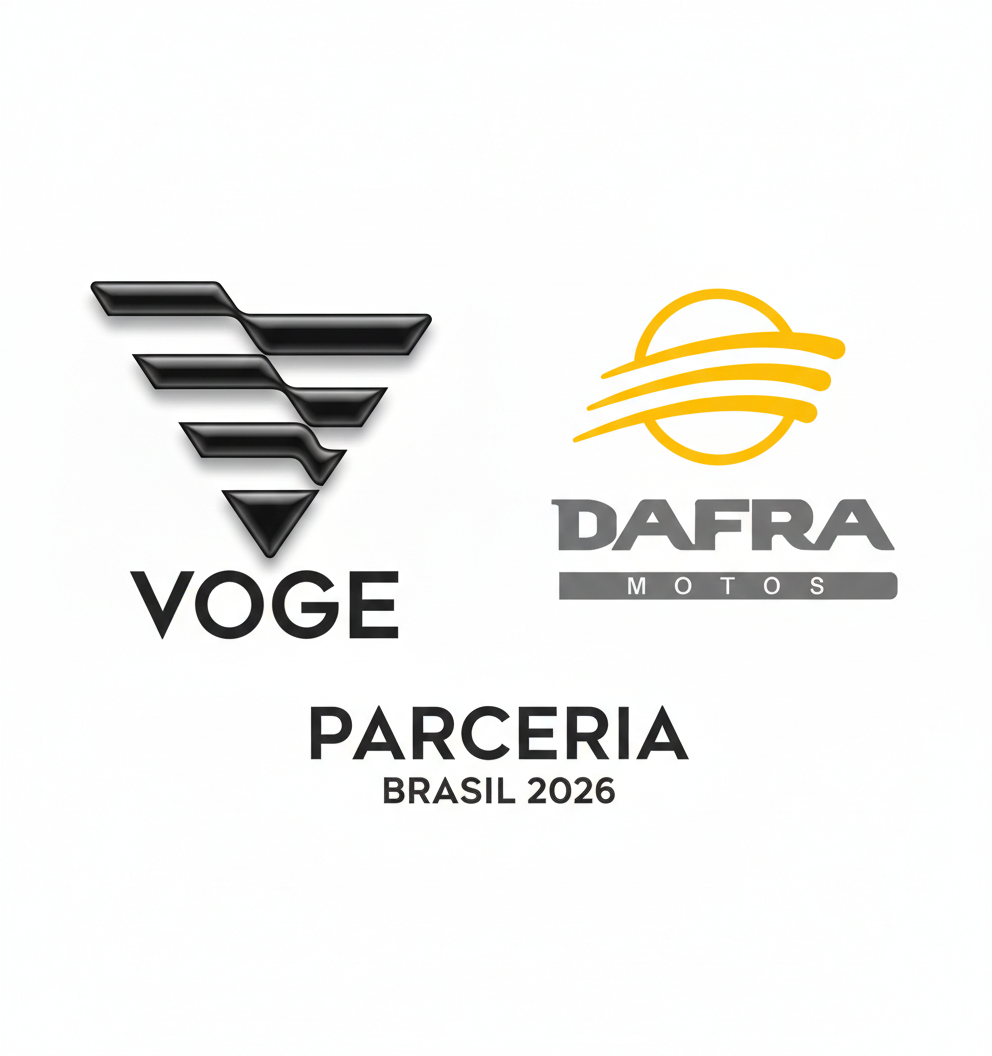 Parceria Dafra com a Voge para o Brasil