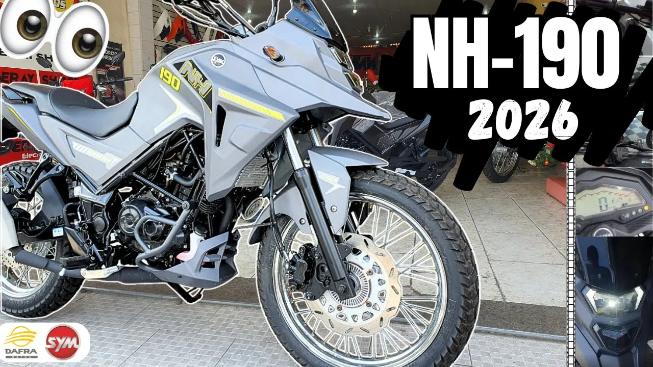 Dafra/SYM NH 190 2026: Vale a pena? Detalhes, Preço e Minha Experiência como Dono