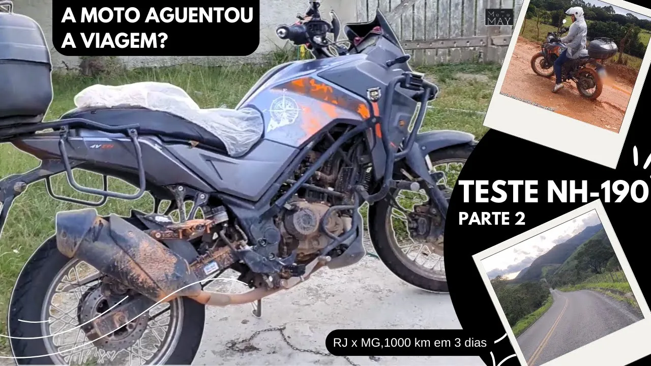 Vale a Pena Viajar de Dafra NH 190? Teste Real de 1.200 km com 75 Mil Km Rodados