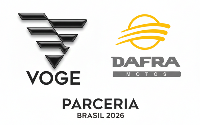Parceria Dafra com a Voge para o Brasil